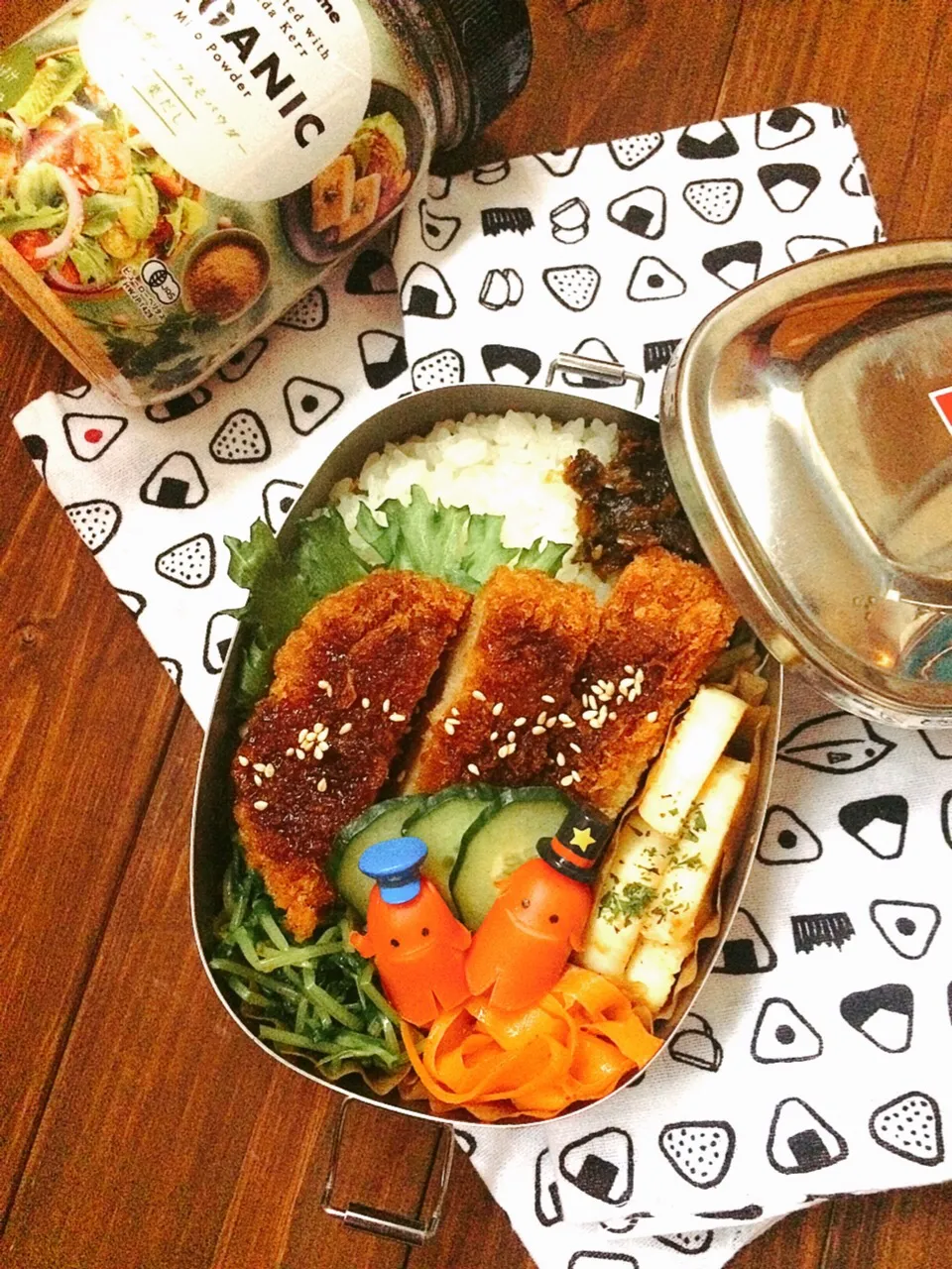 Snapdishの料理写真:オーガニックみそパウダーを使ってお弁当|ankoさん