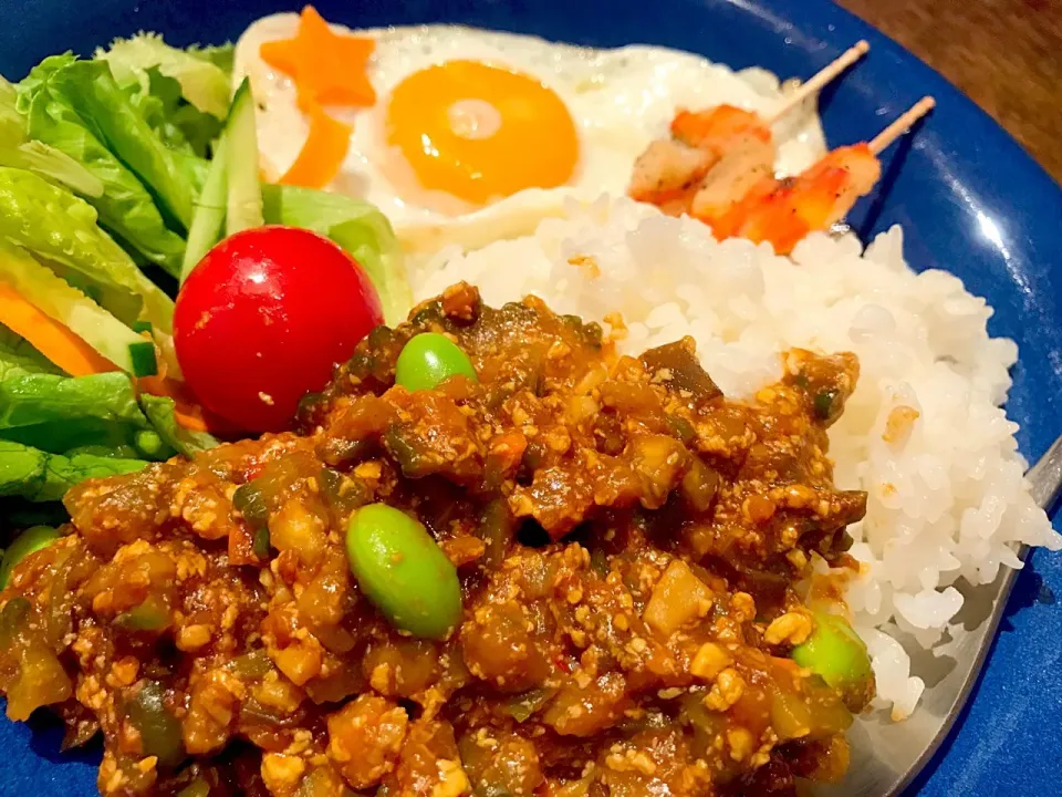 R♡豆腐とゴーヤカレー🍛なるほど〜豆腐カレーね😊👍🏻✨娘 レパートリー増えてきたw|kaoriさん