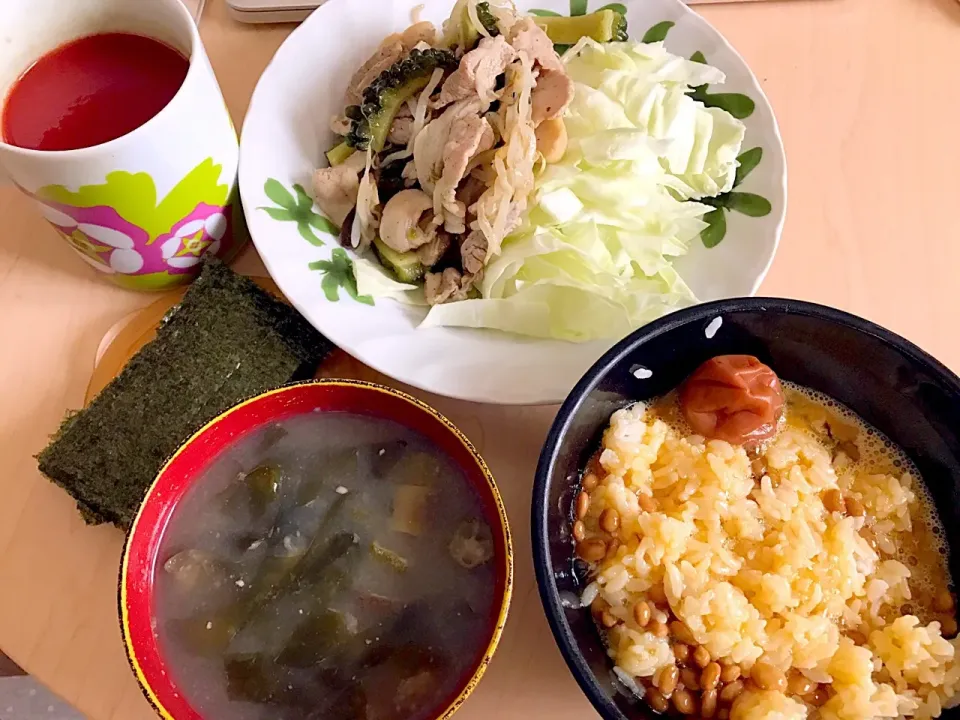 9月3日朝食兼昼食|ばぁさんさん