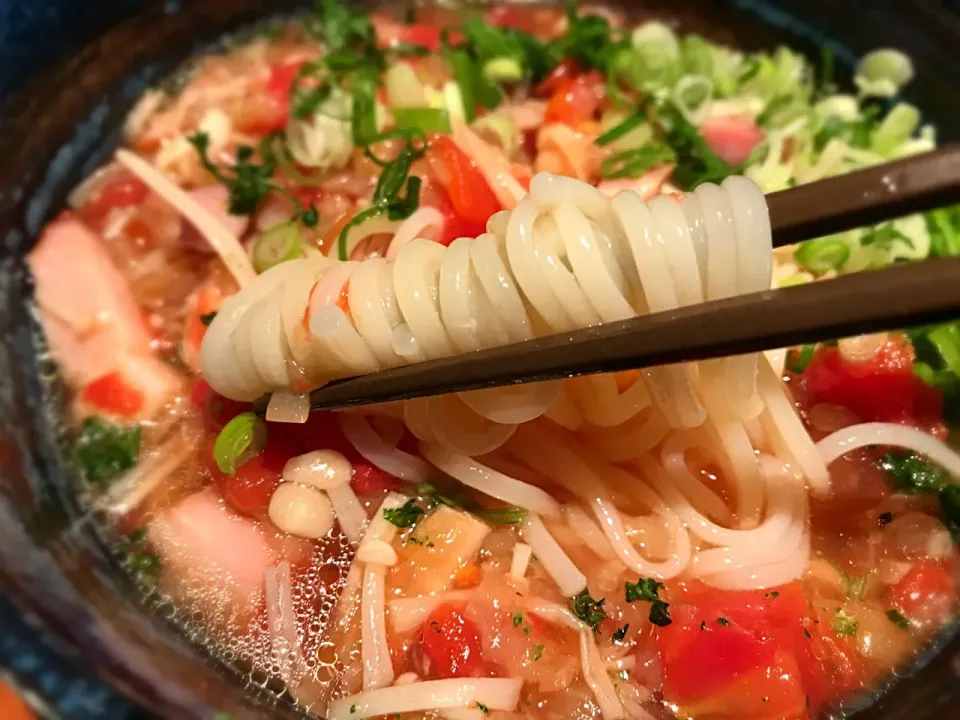 焦がしにんにくトマトそうめん6|半田手延べそうめんの店 阿波や壱兆さん