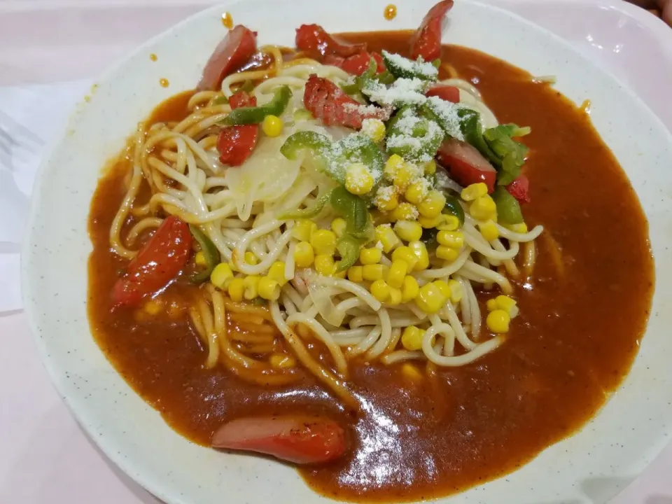 Snapdishの料理写真:あんかけスパゲッティ(ミラネーズ)|Morito Kamiyaさん