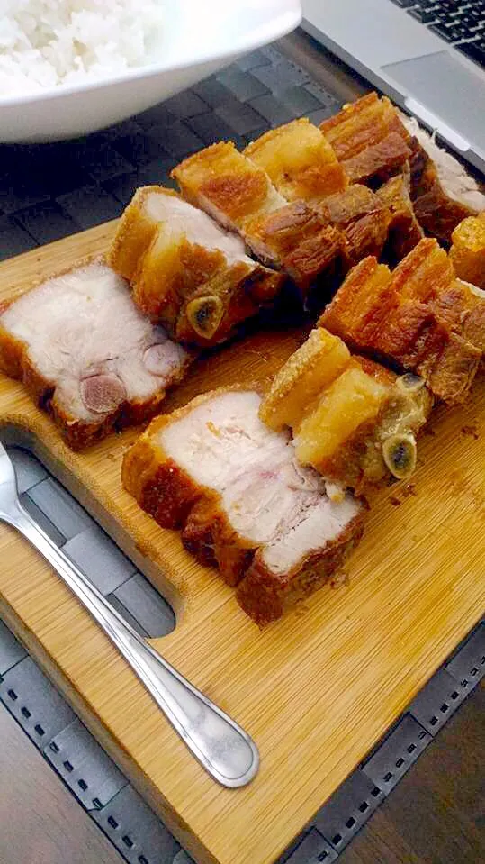 Crispy pork belly #porkbelly #liempo #roastpork|🌺IAnneさん