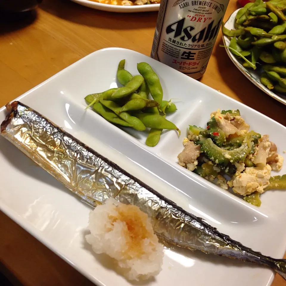 ９月３日  今シーズン初の生秋刀魚を塩焼きに😁|Yu Yu mamaさん