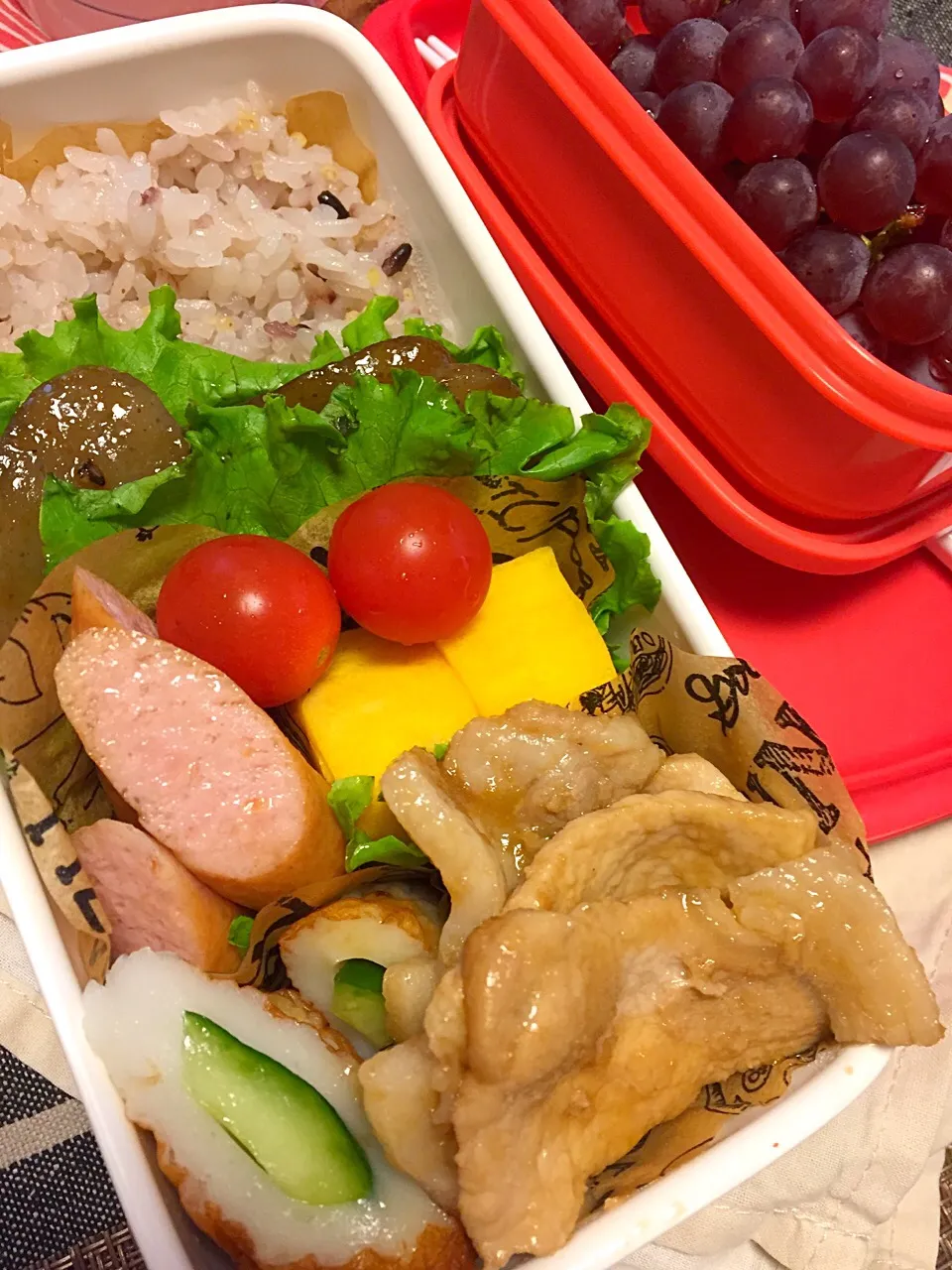 女子高校生用 生姜焼き弁当|riorieさん