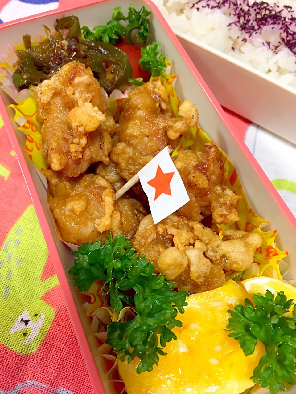 唐揚げ弁当|かりんかさん