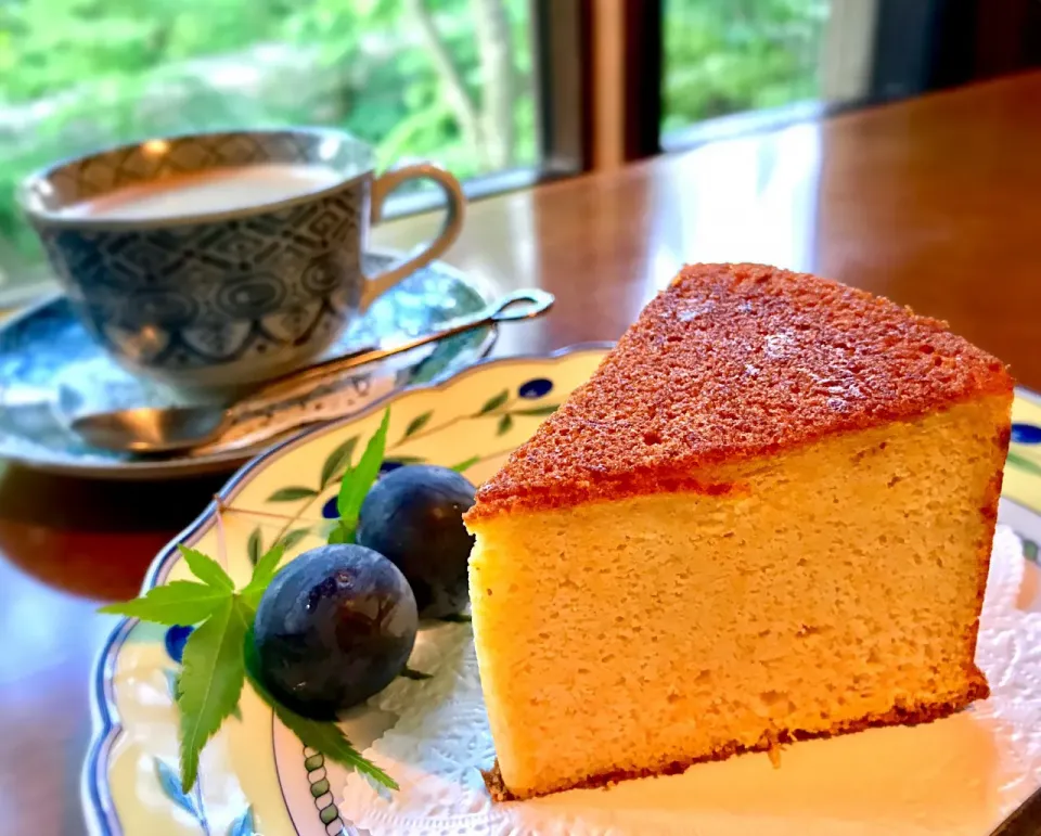 おやつ  仙仁温泉花仙庵の仙人キャロットケーキとブレンド☕️|砂雪さん