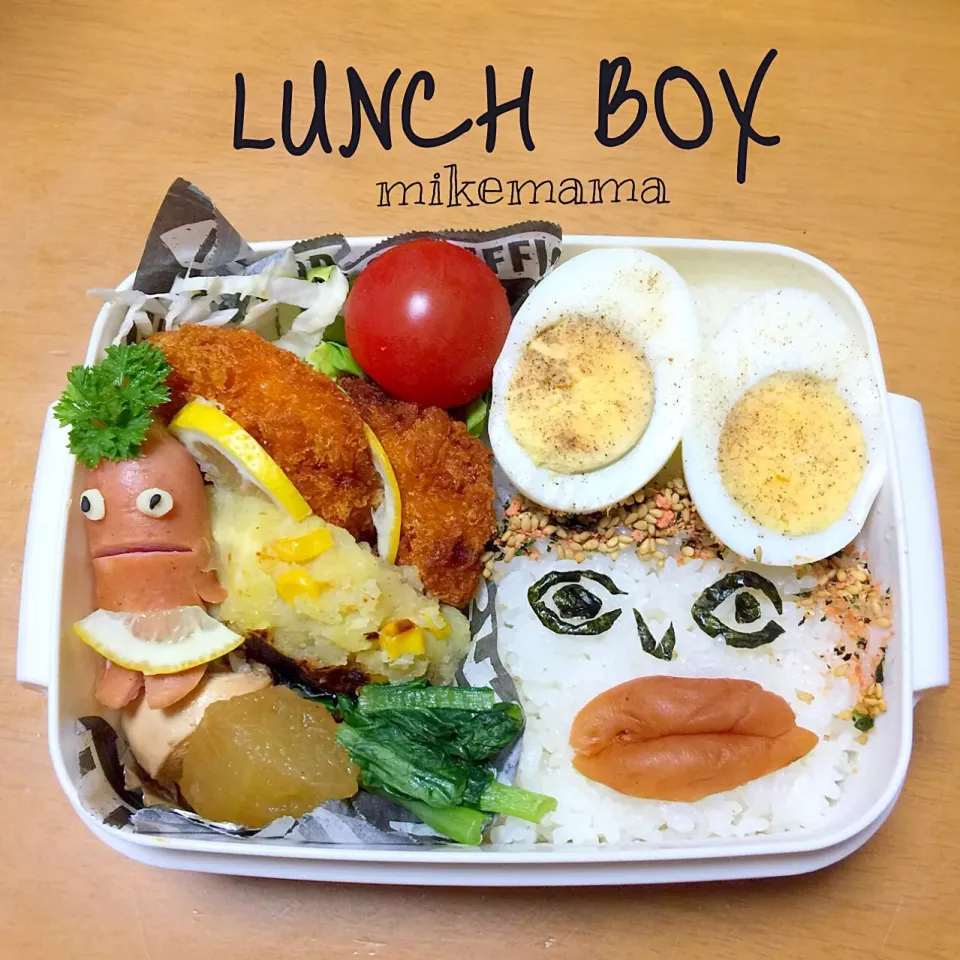 息子弁当 のつもりが 旦那弁当|miyukiさん