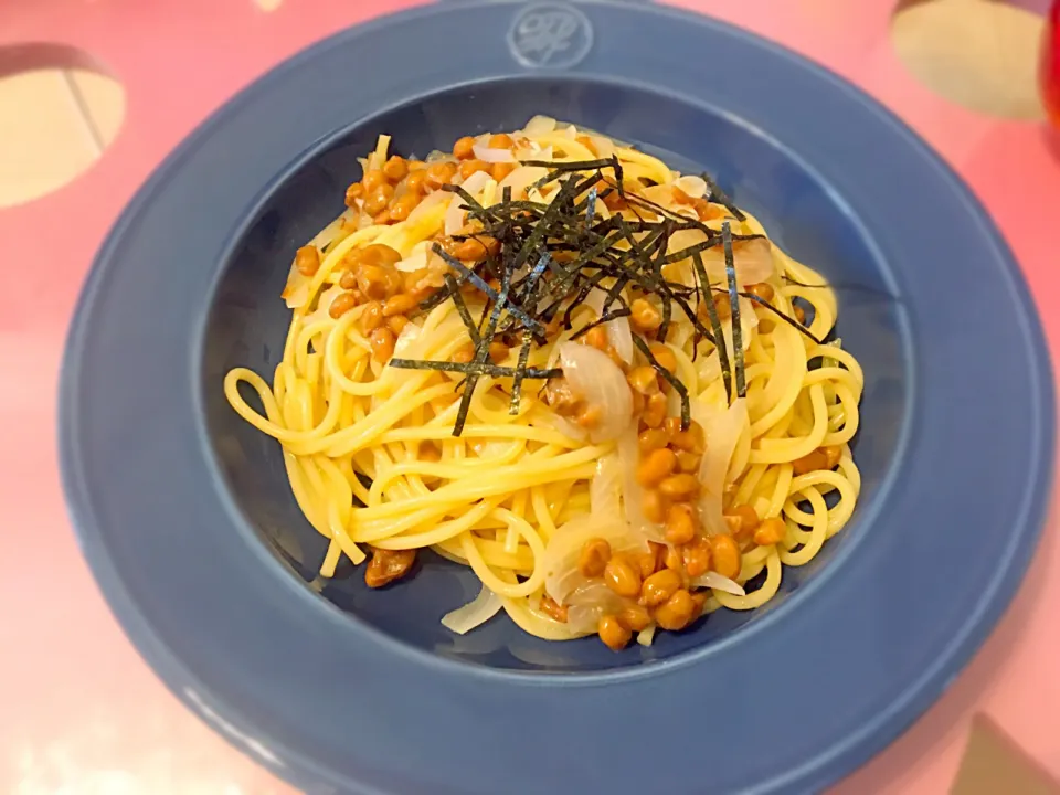 納豆パスタ🍝|Mariettyさん