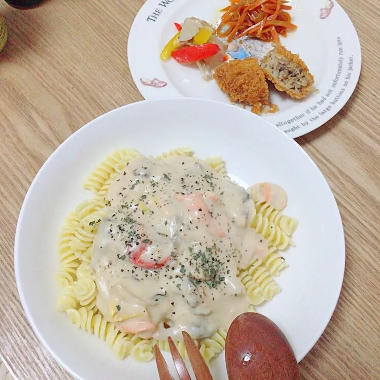 Snapdishの料理写真:夜ごはん🍴|なこさん