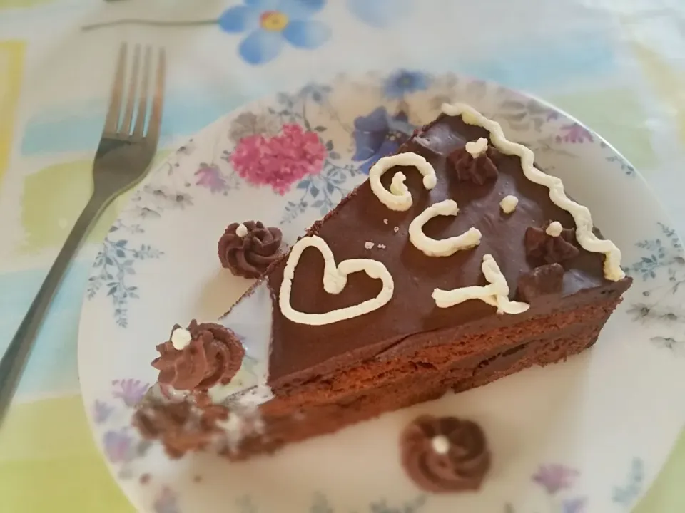 selfmade chocolate mousse cake 🎂|Najeskaさん