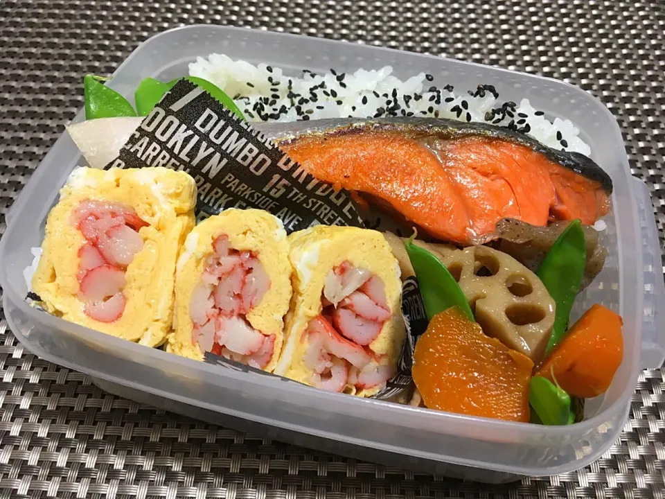 息子弁当 
〜シャケ弁〜|みっきーさん