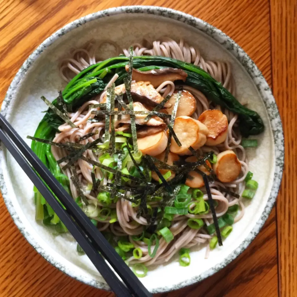 Soba With King Oyster Mushroom|mamaeriさん