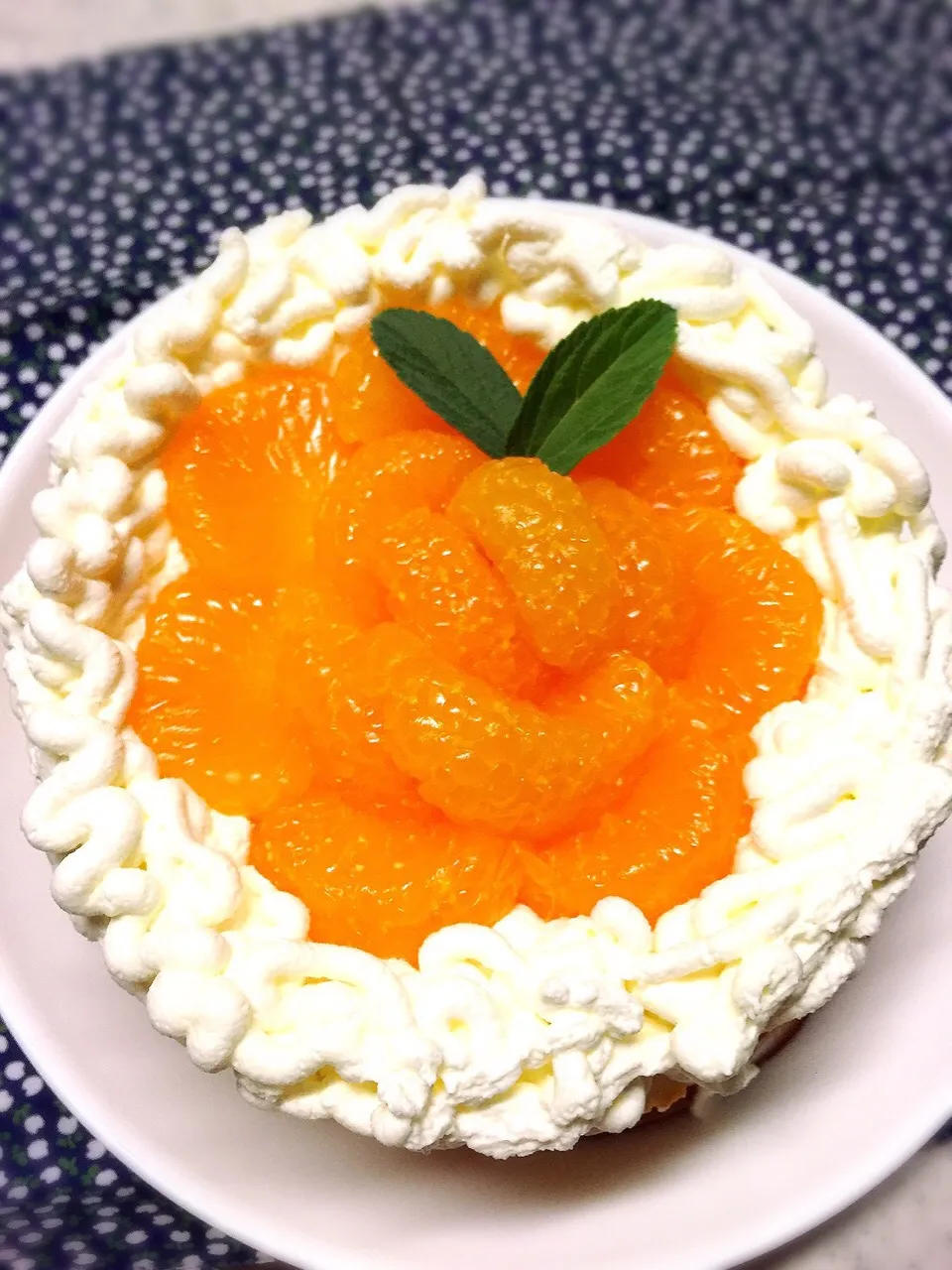 みかん🍊のショートケーキ|ゆりゆりさん