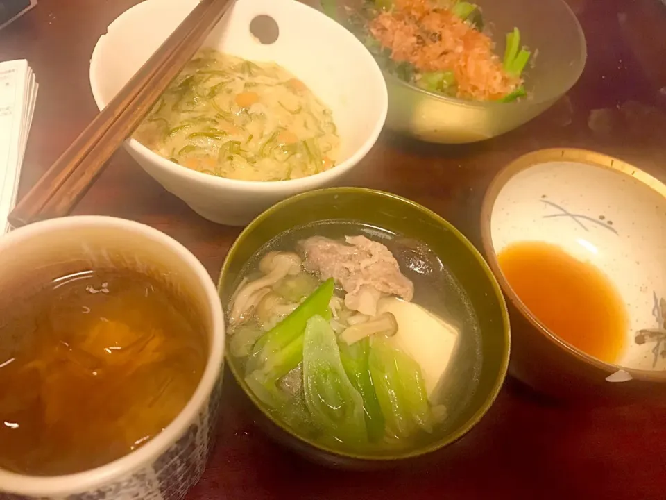 Snapdishの料理写真:【晩酌】
いつもありがとうございます 
#亀戸養生料理オスギ|亀戸 養生蕎麦 高のさん