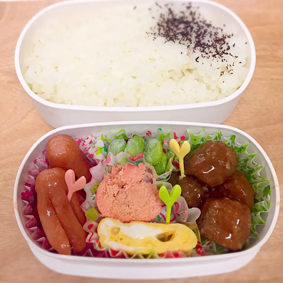 中3娘お弁当♡
#牛乳アレルギー 
#ナッツアレルギー 
#お弁当|とんちゃさん