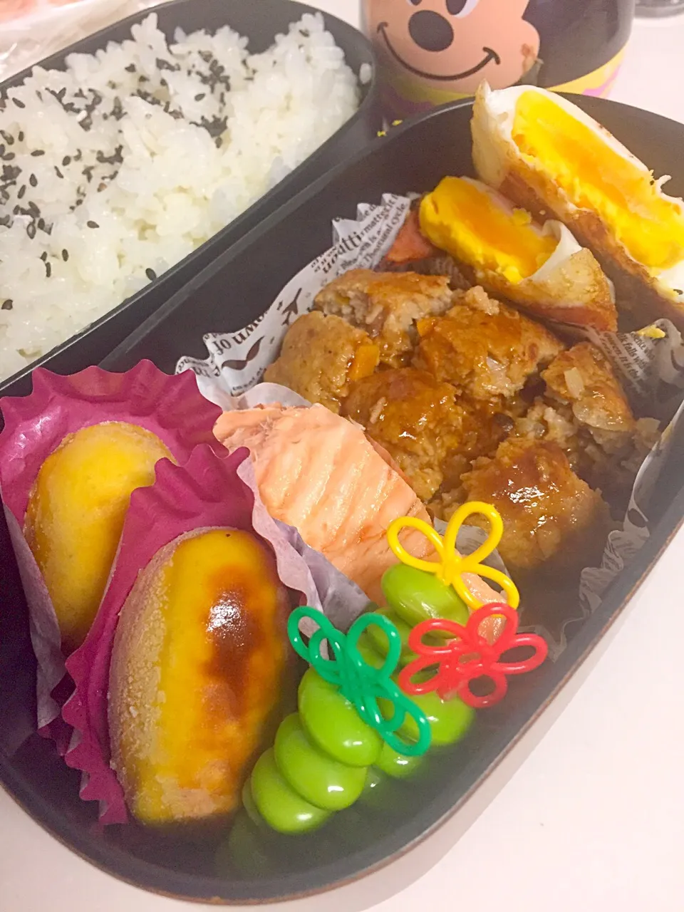 ハンバーグ弁当🍱期末テスト頑張れ|asamisaraさん