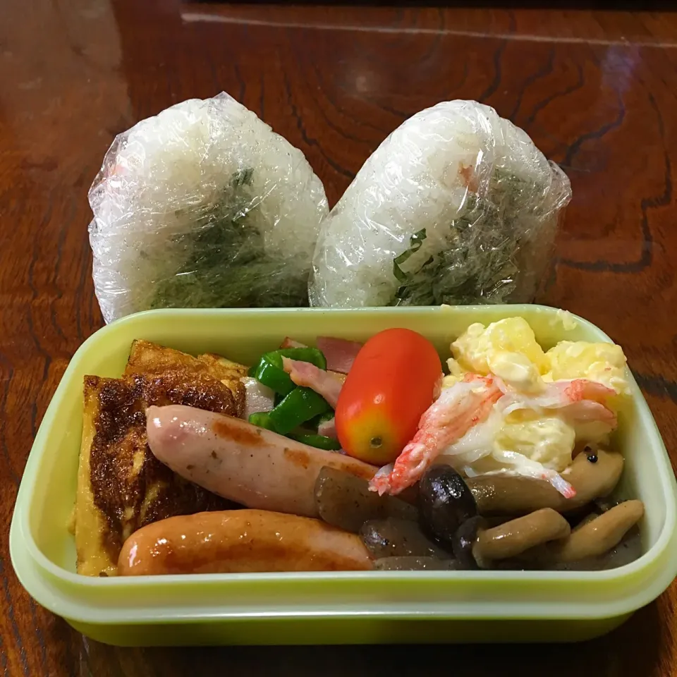 Snapdishの料理写真:9/6のお弁当|どくきのこさん