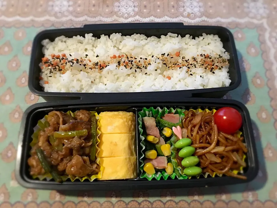 中1男子 弁当🍱|チビミミさん