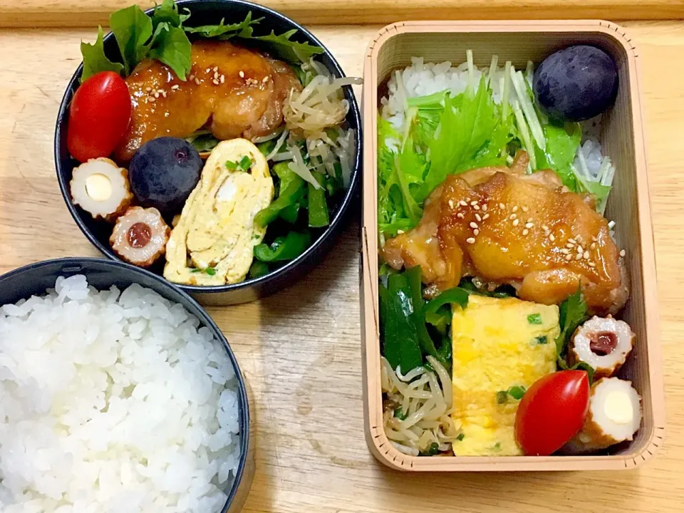 鶏の照り焼き 弁当|弁当 備忘録さん