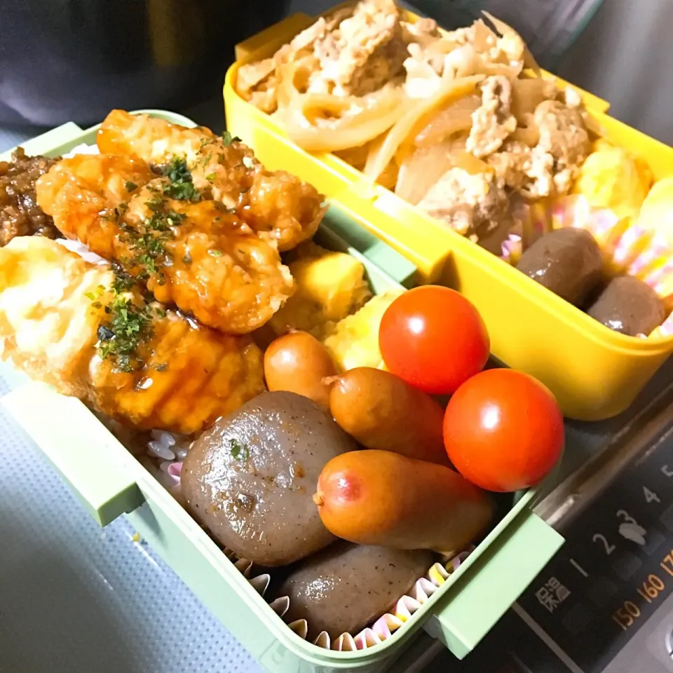 #お弁当 #お昼ご飯 

9.6 今日のお弁当🍱🍱
玉コンがオススメの一品です💗|renharuruさん