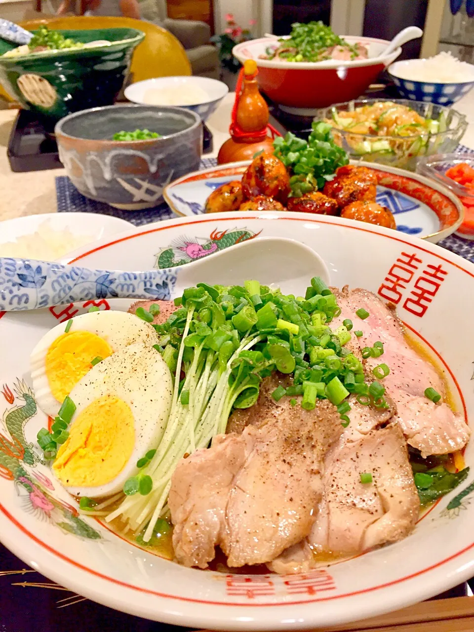 Snapdishの料理写真:手造りチャーシュー味噌ラーメン
とりつくね|Mayumiさん