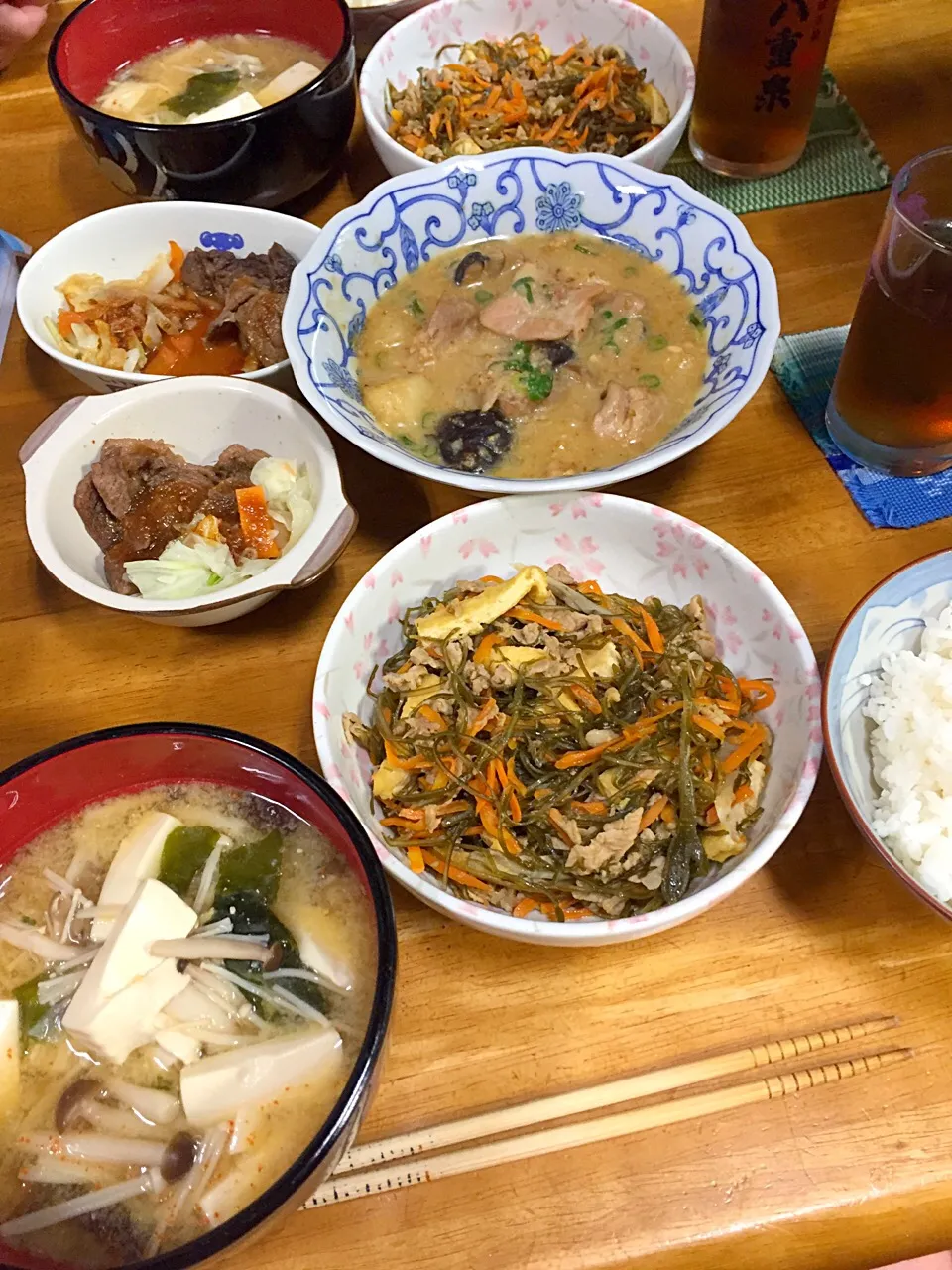 Snapdishの料理写真:クーブイリチー、昨日の残り物*\(^o^)/*|すかラインさん