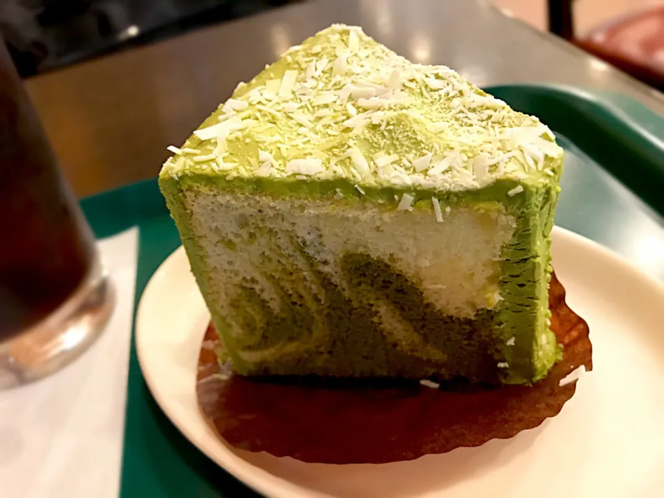 京都宇治抹茶とホワイトチョコのシフォンケーキ＠プロント|toshi,I🍴さん