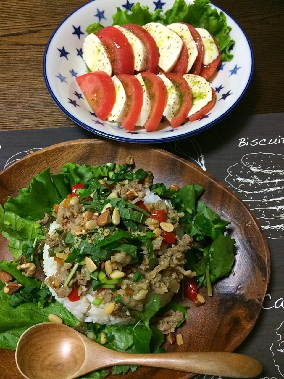 まみ先生から教えてもらった🍛エスニックそぼろカレー🥗🍅|カレーパンさん