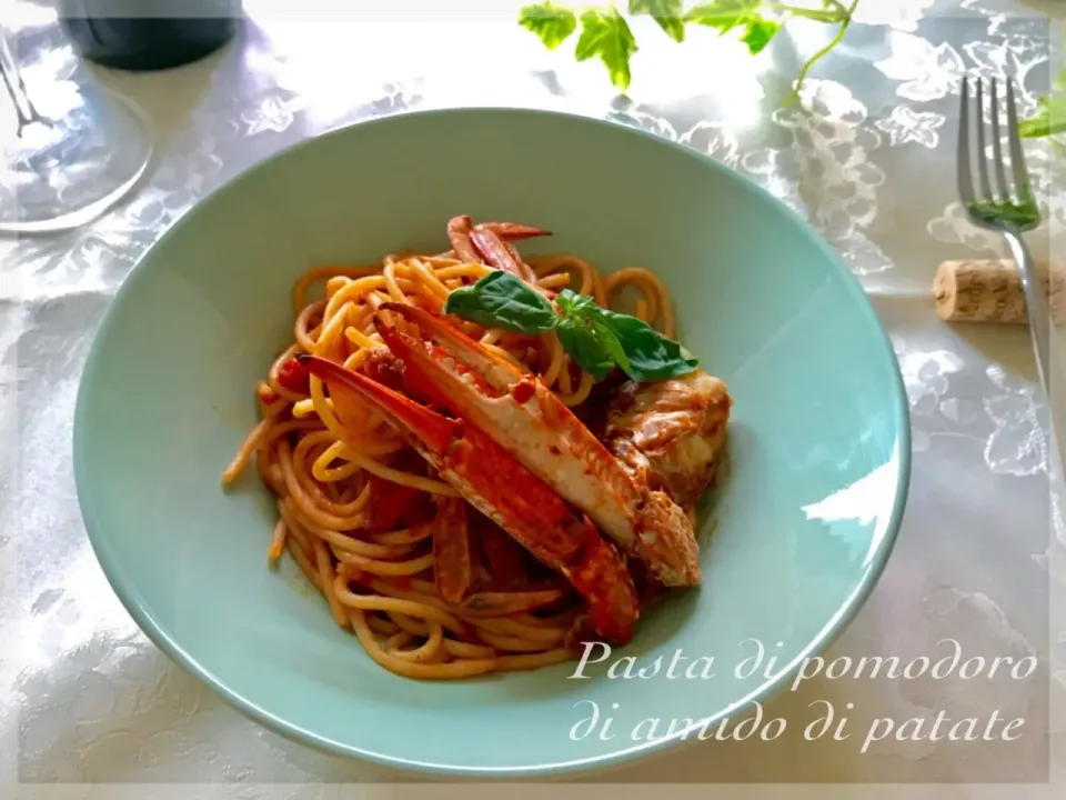 ちぃさんさんの🦀渡り蟹のうまうまパスタ🍝|桜央里さん