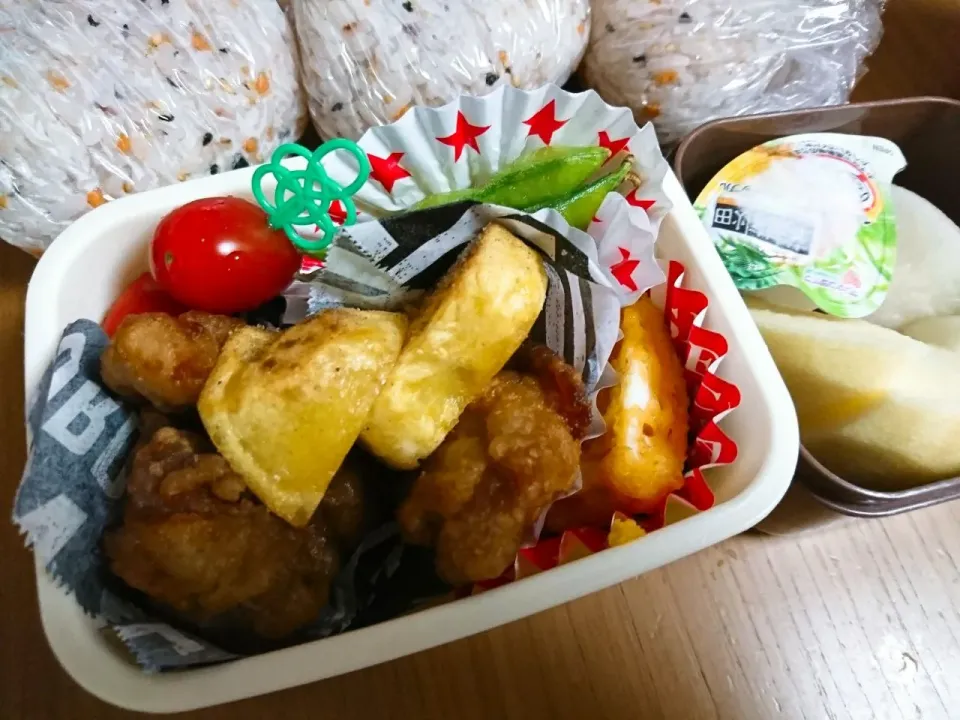 Snapdishの料理写真:17*9*6  息子弁当|hilocoさん