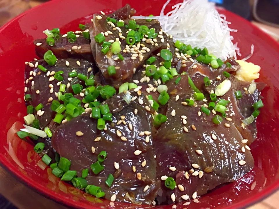 漬けカツオ丼|しゅんすけさん