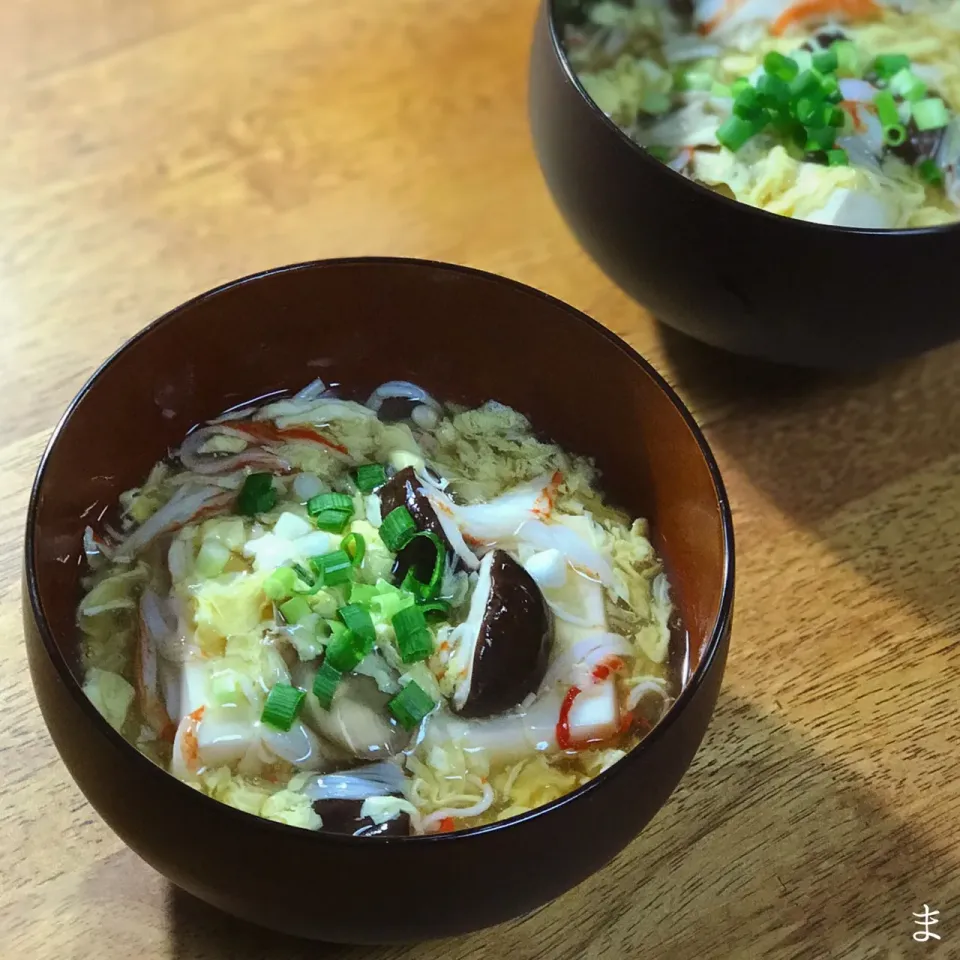 豆腐のかにかまあんかけ|まる(丸大豆)さん