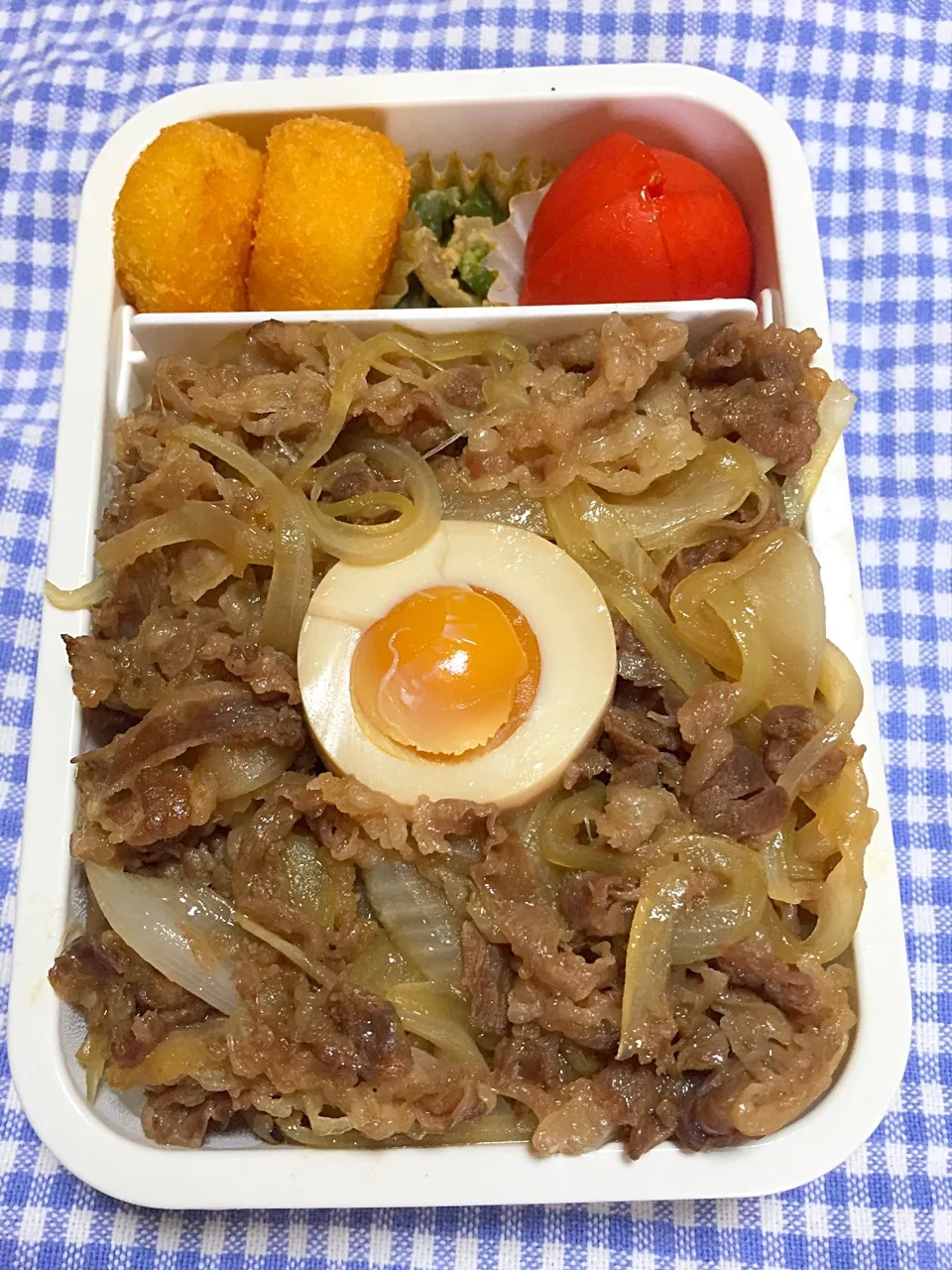 6月8日 牛丼弁当🍱😋|かよっぺさん