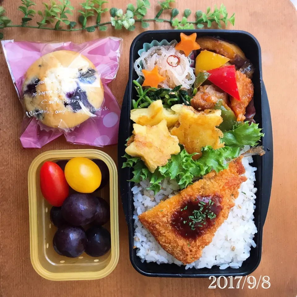 今日のお弁当2017.9.8☀️
みったんさんの料理 💕
ハッシュドポテト💖|ばろんさん