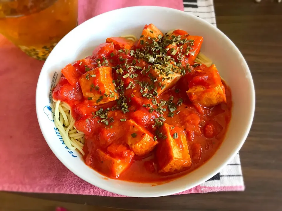 手作り冷やしトマト麺☀️🍅|こぢえさん