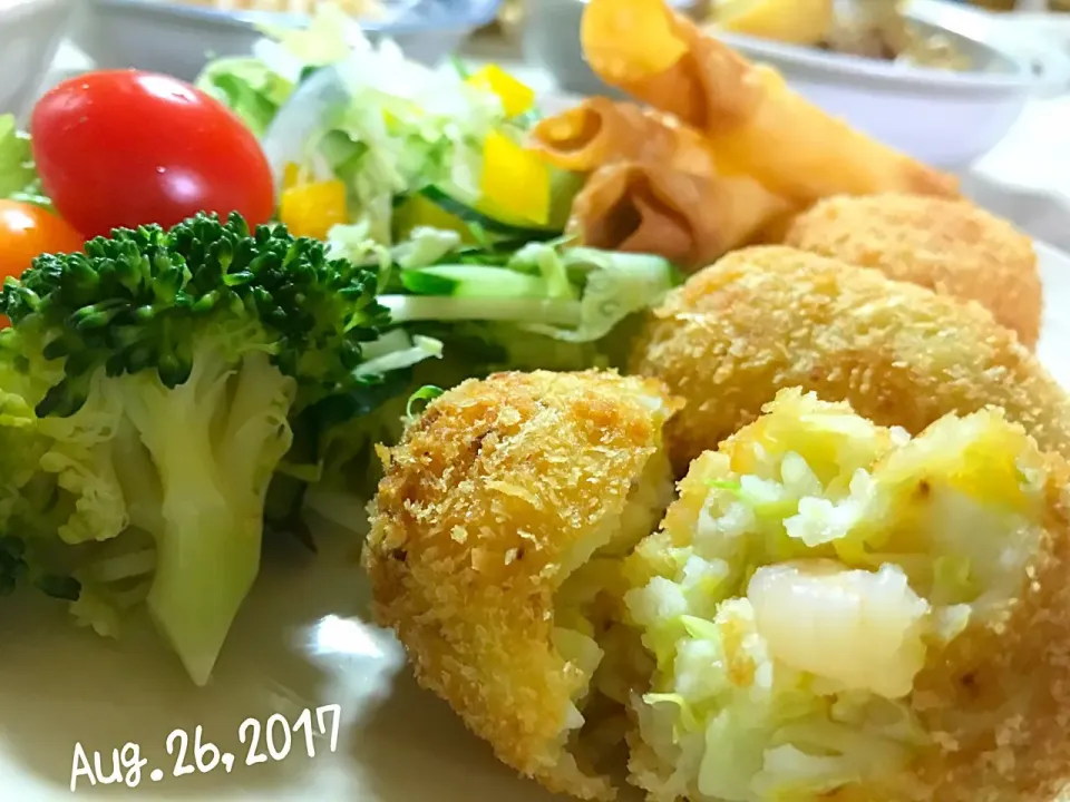 めぐチー🌿の料理 海老寄せフライ #密かにリピリピです😅|みきおさん