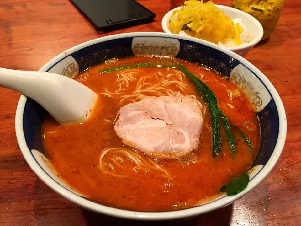 だんだんめん（大辛、麺固め）@はしご本店（有楽町駅南口）|hoppylove25さん