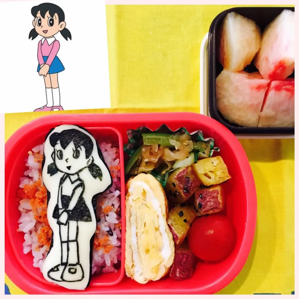 9/8ユキ弁
#ユキ弁
#しずかちゃん
#ドラえもん
#ドラえもん弁当
#ドラえもんシリーズ|tuyet716さん