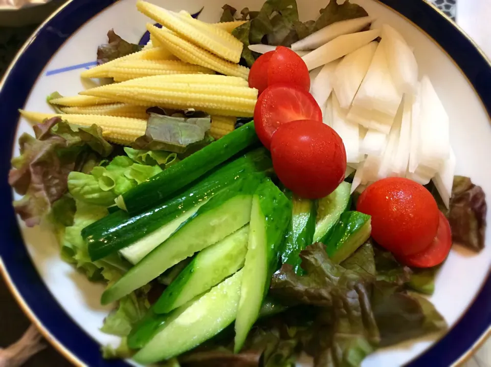 ちょっとステック野菜的なサラダ🥗😋|アライさんさん