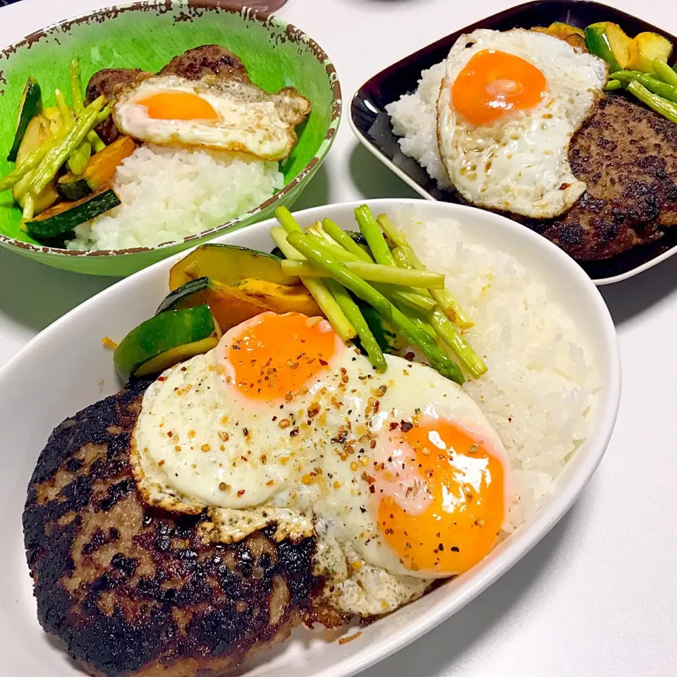 ハンバーグ丼|あろえ('∀`)さん