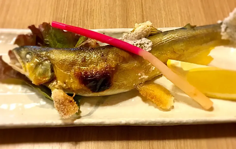 鮎塩焼き
#ギョ魚ぎょ|mottoさん