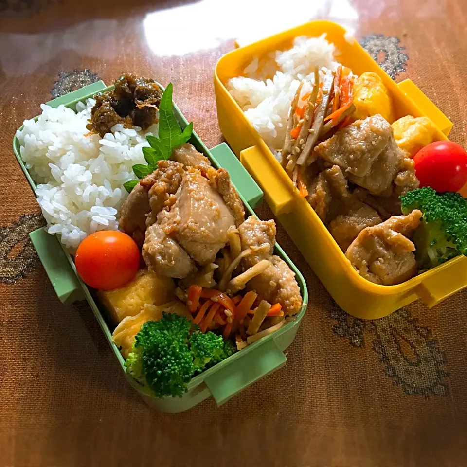 #お昼ご飯 #お弁当 

9.10 今日の主人と息子のお弁当🍱|renharuruさん