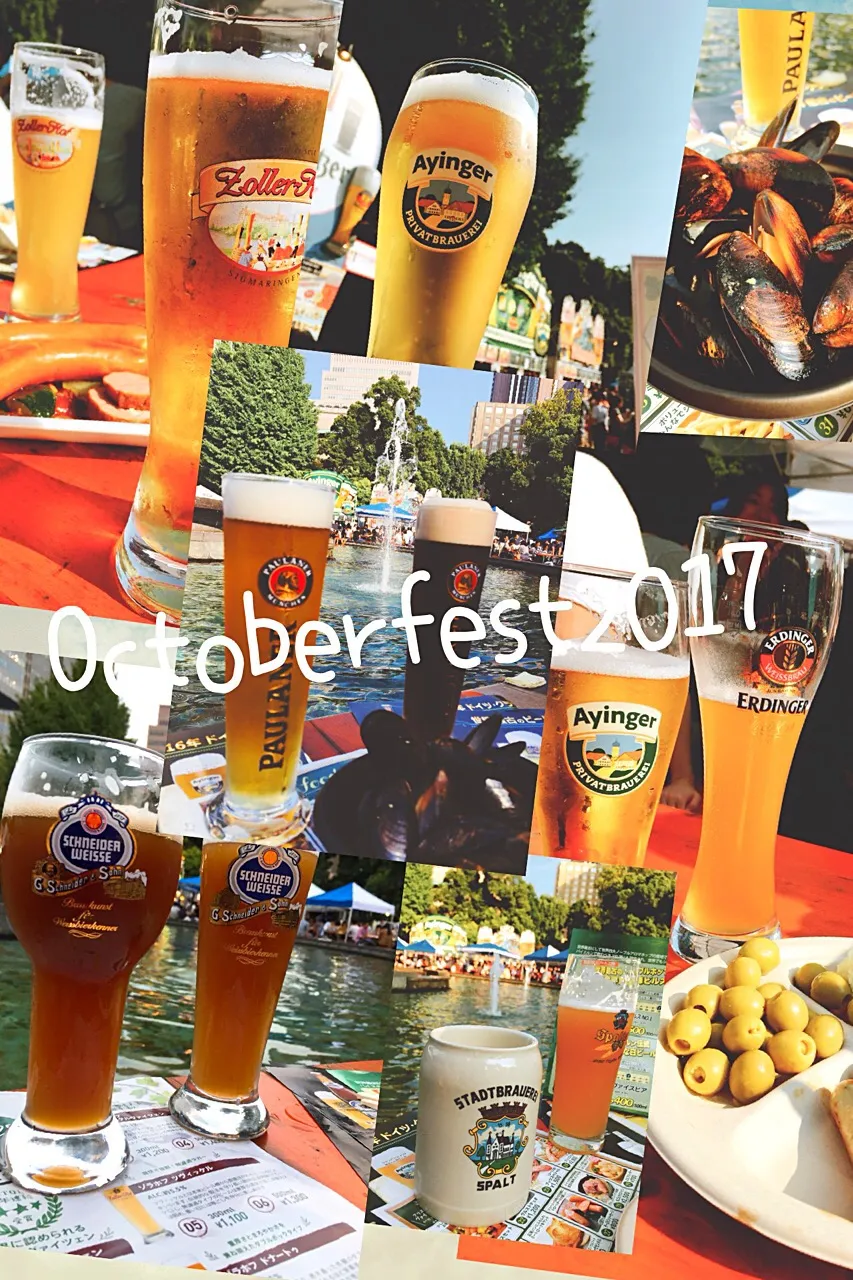 Octoberfest2017日比谷🍺🍺🇩🇪真夏日✨再来🌞🌕6時間飲み🤗|chiaki3（平川ちあき）さん