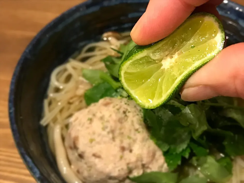 自家製 秋刀魚のふんわりつみれそうめん4|半田手延べそうめんの店 阿波や壱兆さん