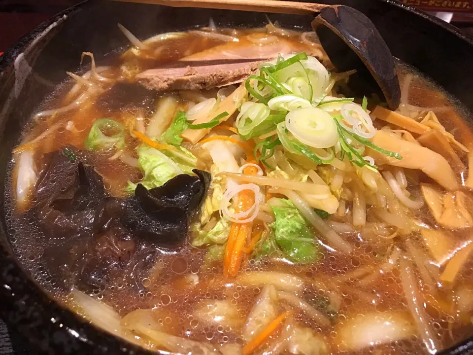 Snapdishの料理写真:えぞっこで野菜醤油ラーメン|フージさん