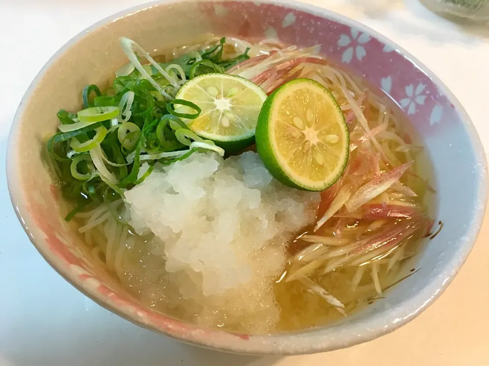 Snapdishの料理写真:すだちおろし冷麺|nahoさん