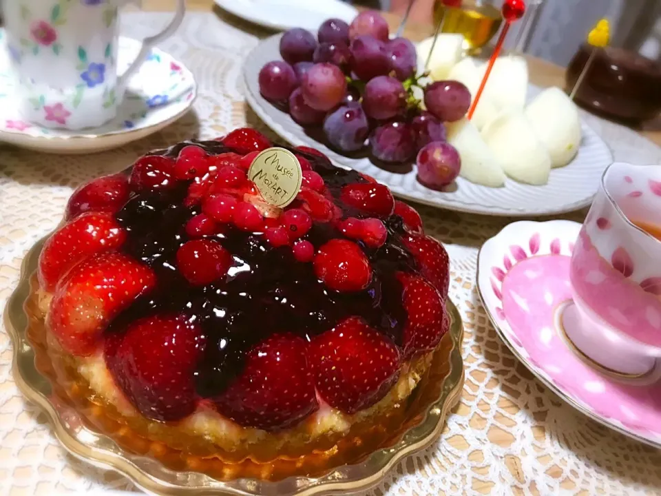 🏡タルトケーキ．ルイボスティーで楽しい時間|keikoさん