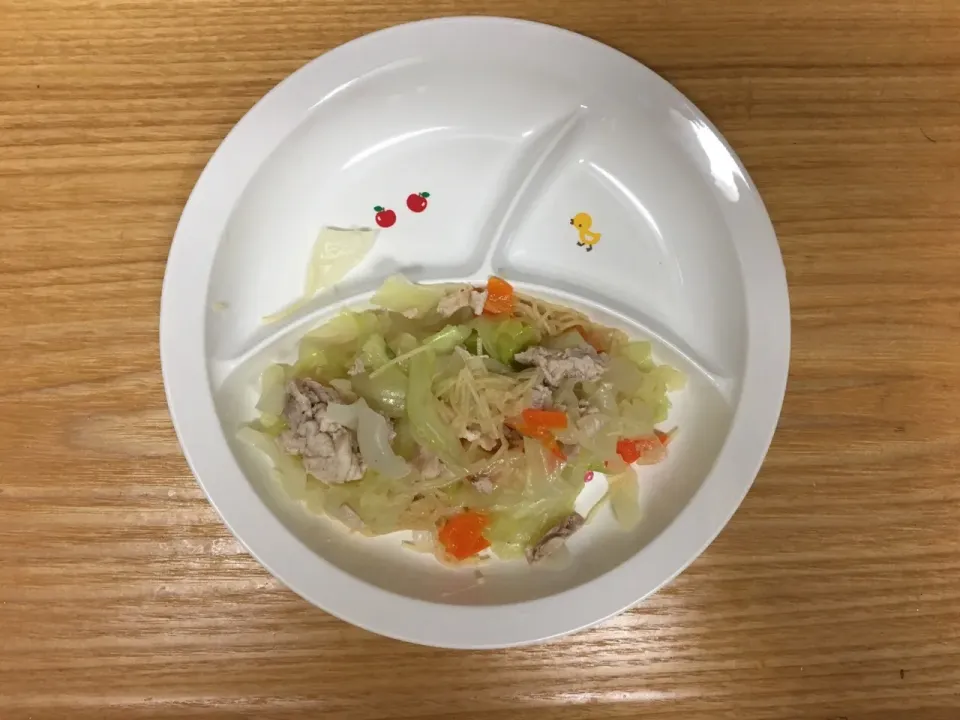 Snapdishの料理写真:DAY232-3 #離乳食完了期 #pianokittybabyfood|離乳食完了期 1歳さん