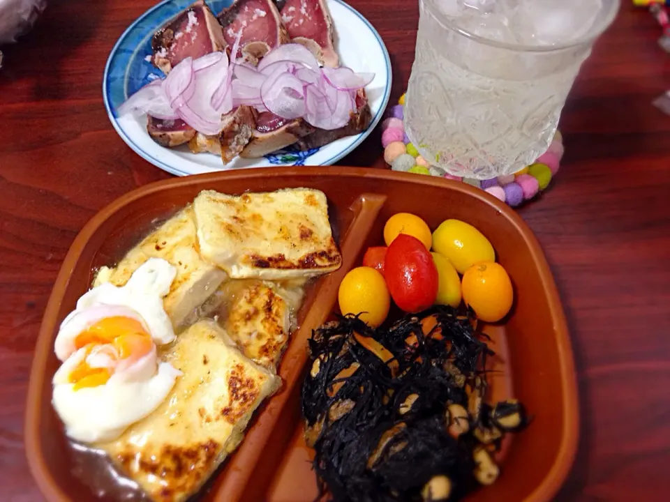 揚げ出し豆腐＆カツオのたたき|あゆみさん