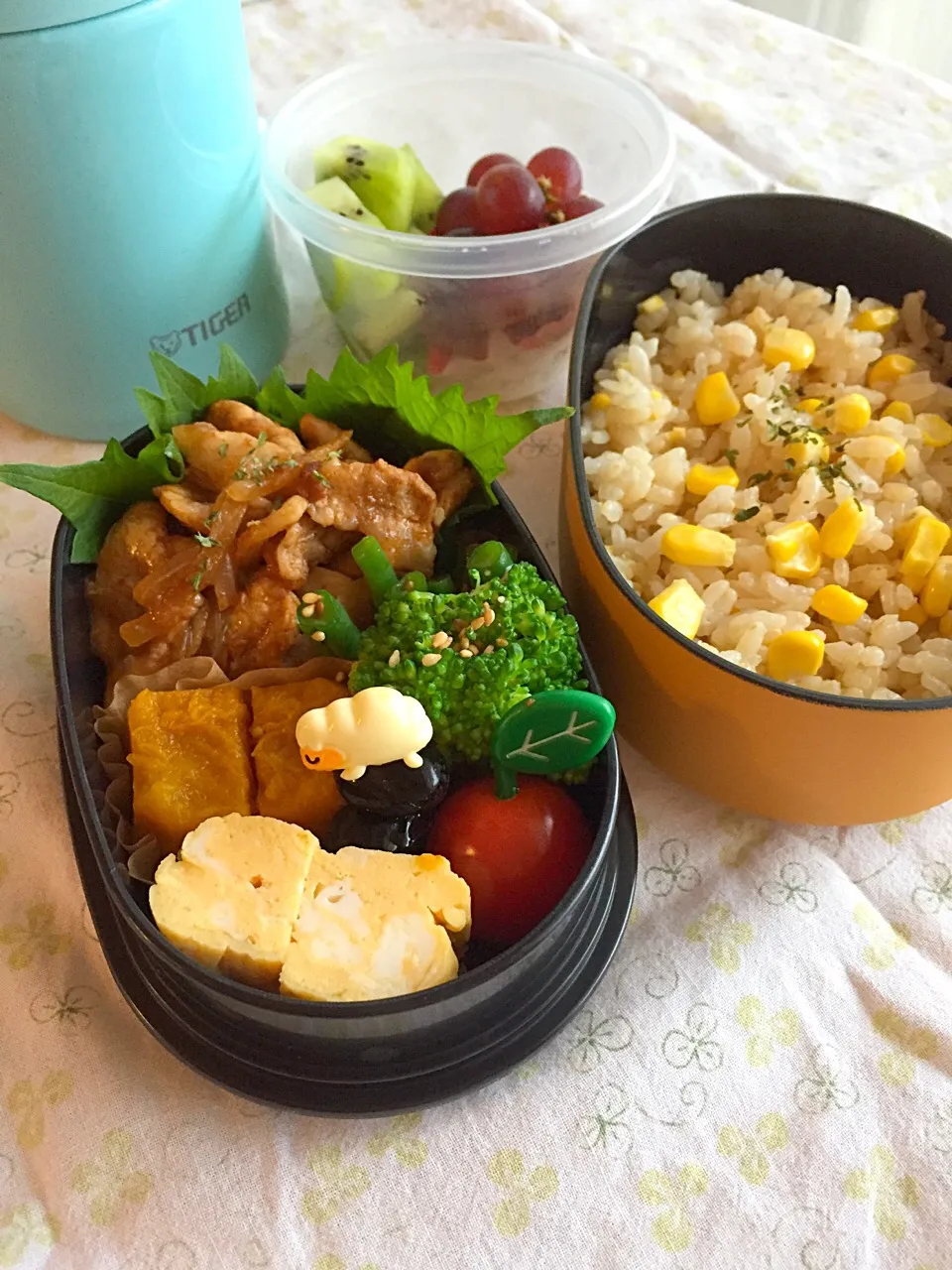 とうもろこし🌽炊き込みご飯のお弁当|Sakikoさん